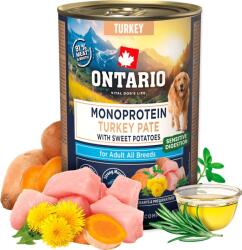 ONTARIO Adult Monoprotein Turkey Paté with Sweet Potatoes 400 g