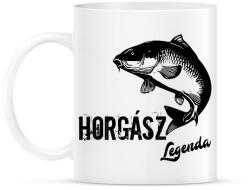 printfashion Horgász legenda - Bögre - Fehér (18329689)