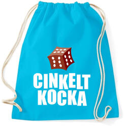 printfashion Cinkelt kocka logó - Sportzsák, Tornazsák - Surf blue (18361002)