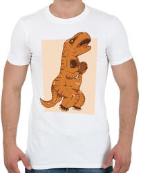 printfashion Dinó - Férfi póló - Fehér (17880870)