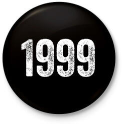 printfashion 1999 - Kitűző, hűtőmágnes - Fekete (18258182)