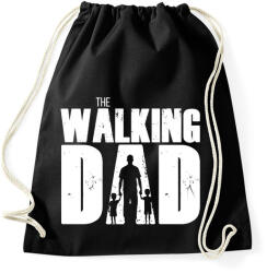 printfashion The walking dad - apa két gyerekkel - fehér - Sportzsák, Tornazsák - Fekete (18446653)
