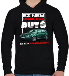 printfashion ez nem csak egy autó ez egy VOLKSWAGEN 2 - Férfi kapucnis pulóver - Fekete (18233547)