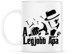 printfashion Apa maffia - Bögre - Fehér (18413045)