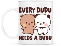 printfashion Every Dudu needs a Bubu - Bögre - Fehér (18149688)