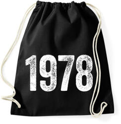 printfashion 1978 - Sportzsák, Tornazsák - Fekete (18248286)