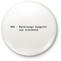 printfashion 404 Karácsonyi hangulat nem található - Kitűző, hűtőmágnes - Fehér (18055232)