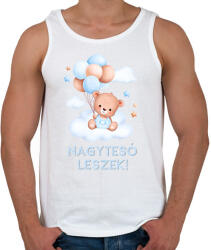 printfashion Nagytesó leszek! - Férfi atléta - Fehér (18341180)