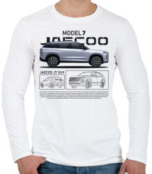 printfashion Jaecoo - Férfi hosszú ujjú póló - Fehér (18376472)