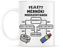 printfashion Apa egy mérnök - Bögre - Fehér (18414419)