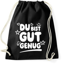 printfashion Du bist gut genug - Sportzsák, Tornazsák - Fekete (18513079)