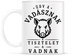 printfashion Vadász üdvözlés - Bögre - Fehér (18437287)