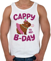 printfashion Cappy Birthday - Férfi atléta - Fehér (18387896)