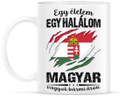 printfashion Magyar vagyok bármi áron - Bögre - Fehér (18219524)