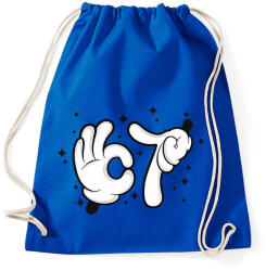 printfashion Mickey Six Seven - Sportzsák, Tornazsák - Bright royal (18131904)
