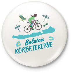 printfashion balaton bicaj - Kitűző, hűtőmágnes - Fehér (18497820)