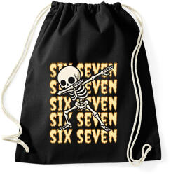 printfashion Six Seven Skeleton - Sportzsák, Tornazsák - Fekete (18134152)
