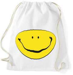 printfashion Szétfolyt smiley - Sportzsák, Tornazsák - Fehér (17860400)