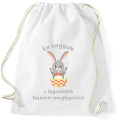 printfashion Én vagyok a legcukibb húsvéti meglepetés - Sportzsák, Tornazsák - Fehér (18182083)