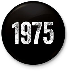 printfashion 1975 - Kitűző, hűtőmágnes - Fekete (18246768)