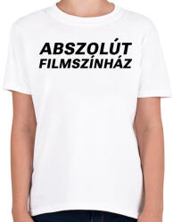 printfashion Abszolút Filmszínház - Gyerek póló - Fehér (18433344)