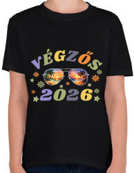 printfashion végzős 2026 (3) - Gyerek póló - Fekete (18327539)