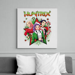 printfashion Huntrix Karácsony #3 - Vászonkép - Fehér (17870473)