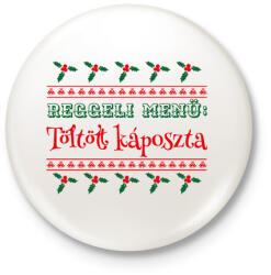 printfashion töltött káposzta - Kitűző, hűtőmágnes - Fehér (18042168)