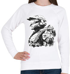 printfashion Halo katona - Női pulóver - Fehér (18454396)