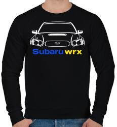 printfashion Subaru wrx - Férfi pulóver - Fekete (18474500)