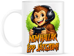 printfashion Nem hallak épp játszom - Bögre - Fehér (18204944)