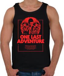 printfashion Stranger Things one last adventure - Férfi atléta - Fekete (18074155)