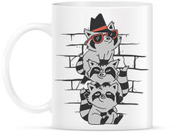 printfashion Mosómedvék - Bögre - Fehér (17989026)