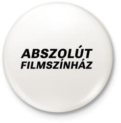 printfashion Abszolút Filmszínház - Kitűző, hűtőmágnes - Fehér (18433684)