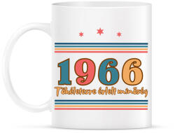 printfashion 60 Szülinap tökéletes 1966 - Bögre - Fehér (18238960)