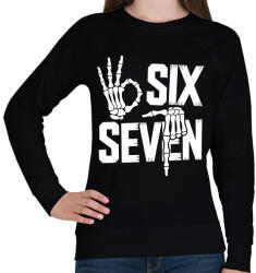 printfashion Six Seven - Női pulóver - Fekete (18058485)