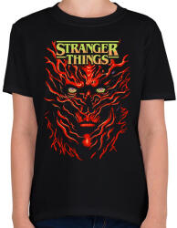printfashion Stranger Things 5 Vecna - Gyerek póló - Fekete (17956009)