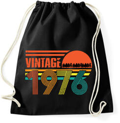 printfashion 1976 vintage 50 - Sportzsák, Tornazsák - Fekete (18264772)