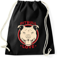 printfashion Pitbull gazdi - Sportzsák, Tornazsák - Fekete (17986083)