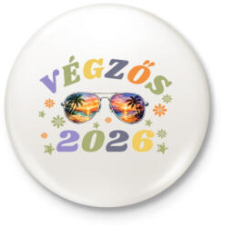 printfashion végzős 2026 (3) - Kitűző, hűtőmágnes - Fehér (18327878)