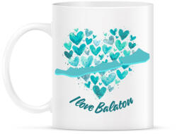 printfashion Balaton szív - Bögre - Fehér (18490463)