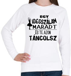 printfashion Egy idegszálam maradt - Női pulóver - Fehér (18221679)