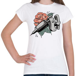 printfashion A tetováló - Női póló - Fehér (17922274)