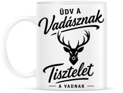 printfashion Üdv vadász - Bögre - Fehér (18438619)