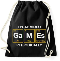 printfashion All day games - Sportzsák, Tornazsák - Fekete (18456271)