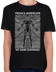 printfashion Vecna Stranger Things - Gyerek póló - Fekete (18080299)