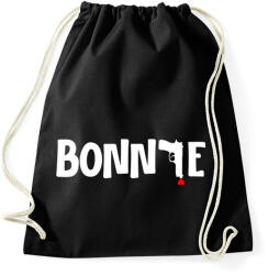 printfashion Bonnie Clyde páros póló - Bonnie - Sportzsák, Tornazsák - Fekete (18110302)