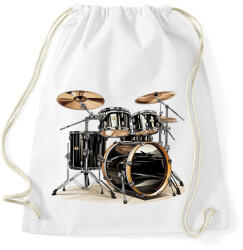 printfashion Drum_Set_fekete - Sportzsák, Tornazsák - Fehér (18505750)