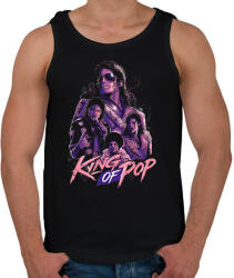printfashion Michael Jackson King Of Pop - Férfi atléta - Fekete (18366371)