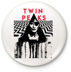 printfashion twinpeaks - Kitűző, hűtőmágnes - Fehér (18293630)